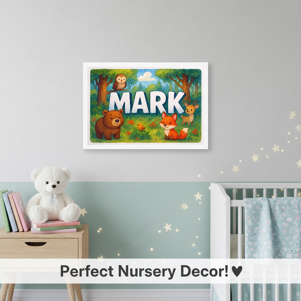 Personalized name art for Mark