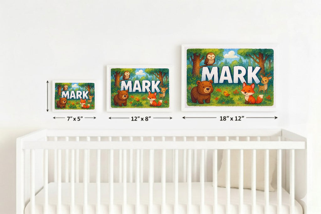 Personalized name art for Mark
