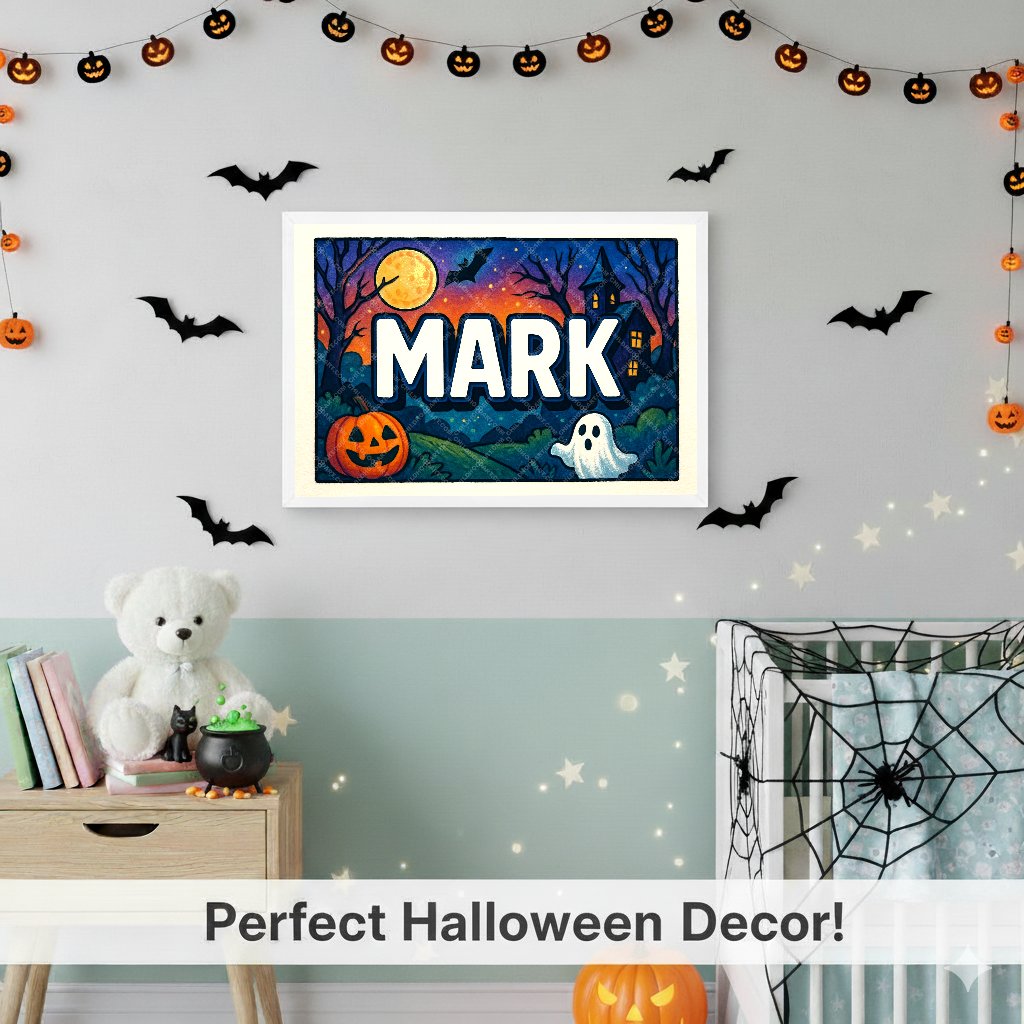 Personalized name art for Mark