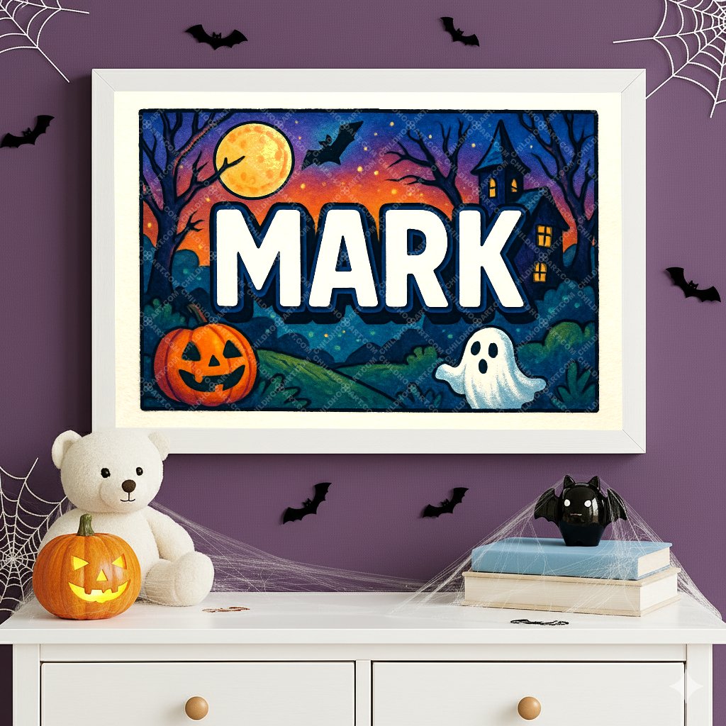 Personalized name art for Mark