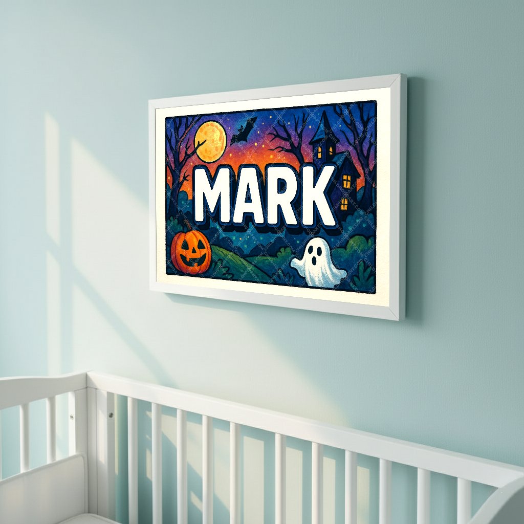 Personalized name art for Mark