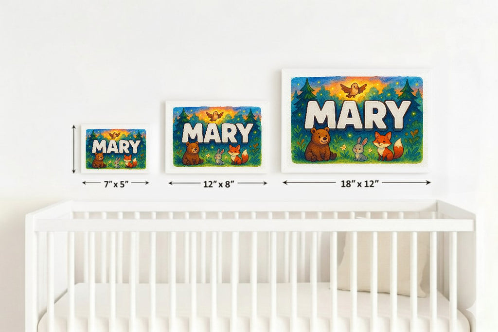Personalized name art for Mary
