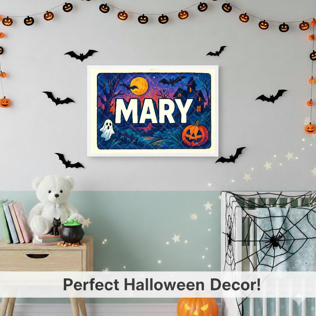 Personalized name art for Mary