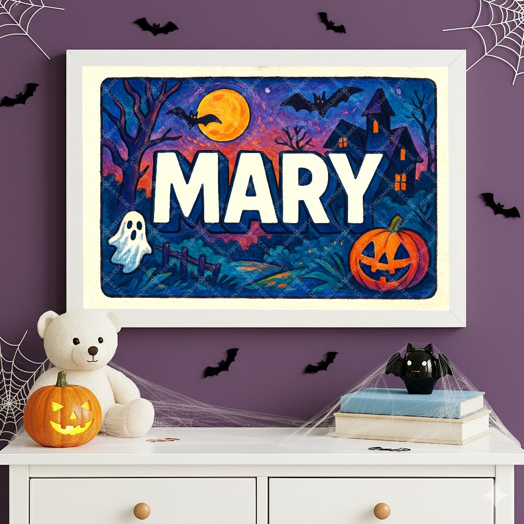 Personalized name art for Mary