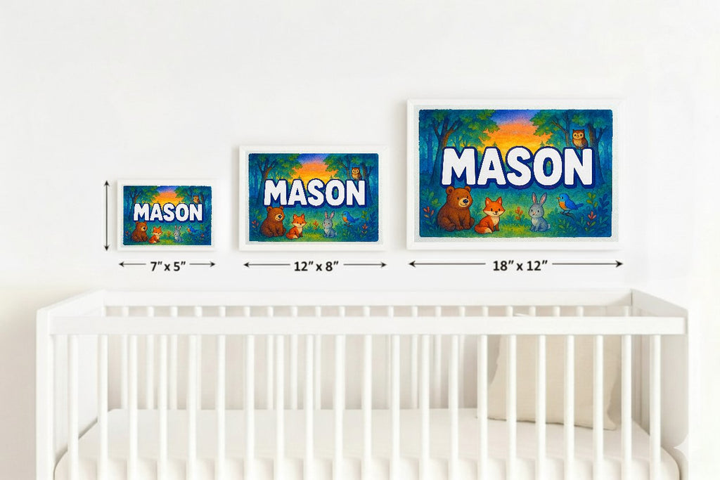 Personalized name art for Mason