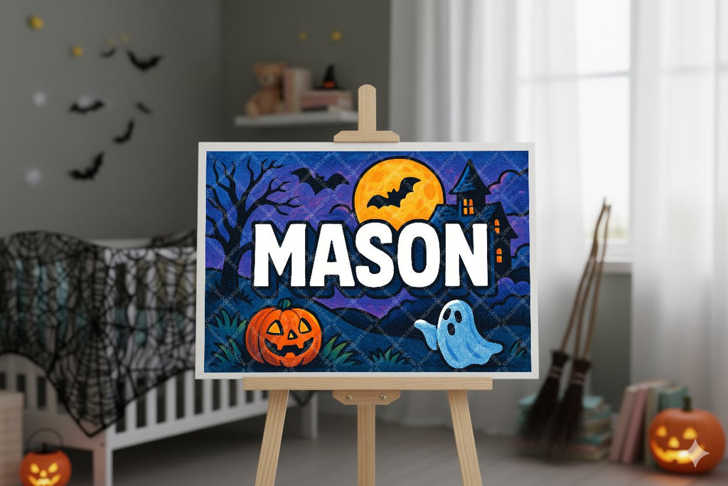 Personalized name art for Mason