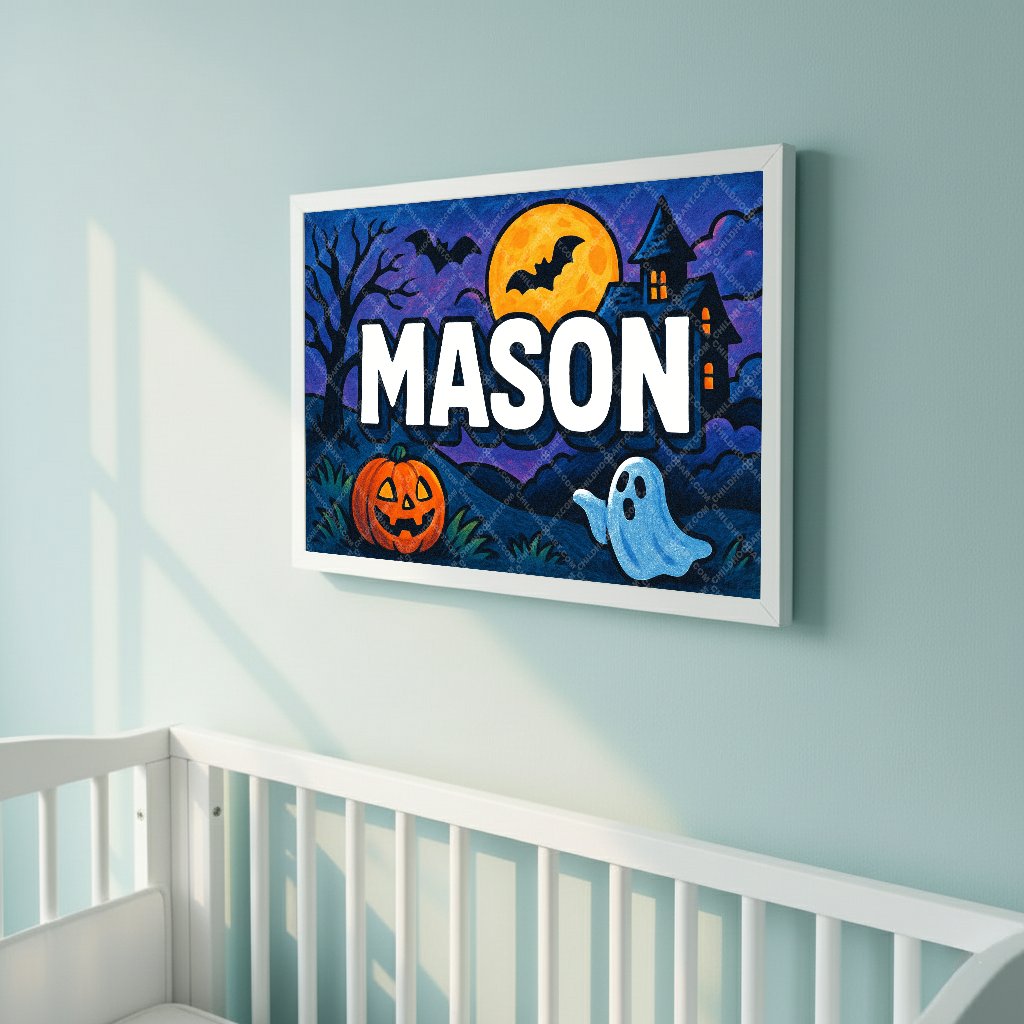 Personalized name art for Mason