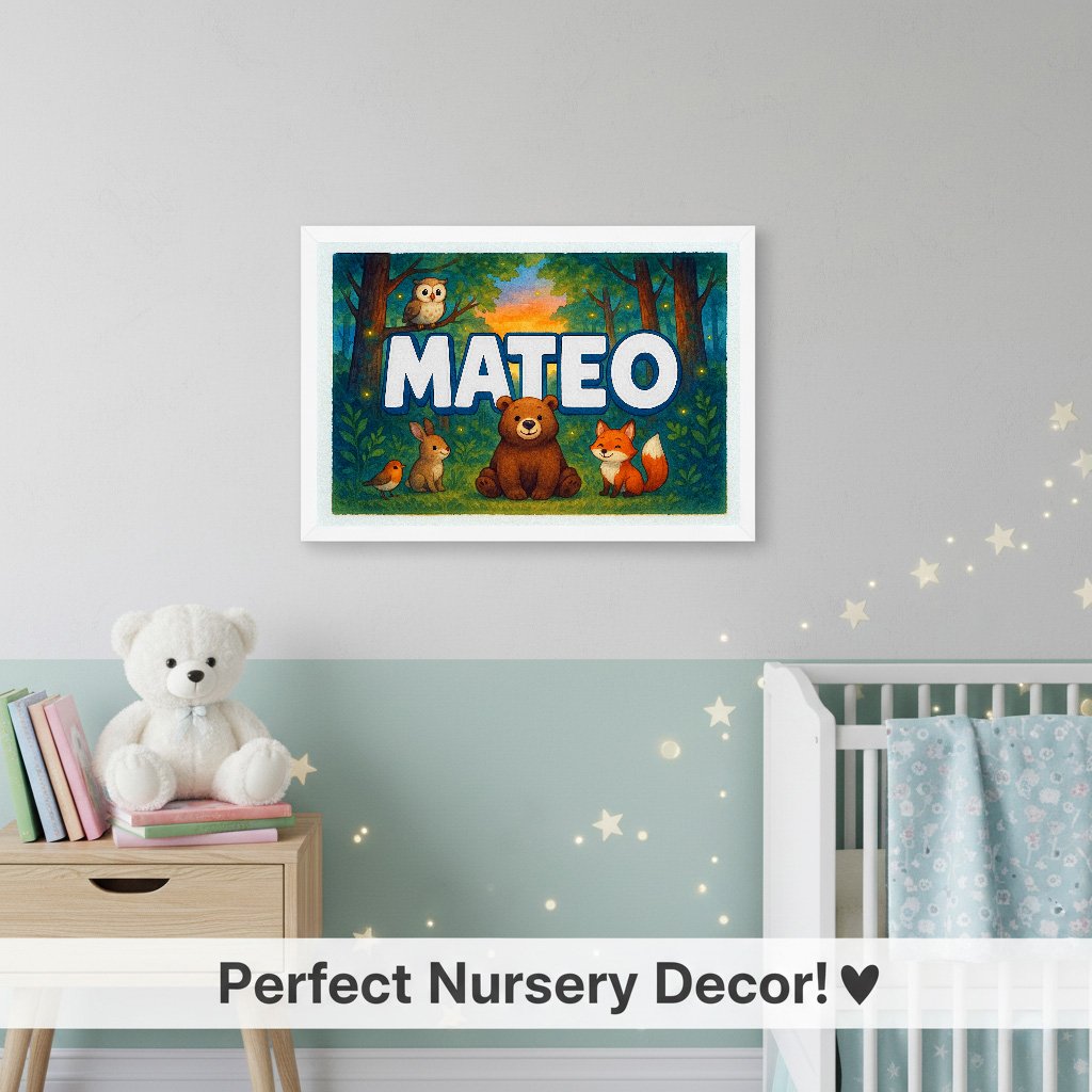 Personalized name art for Matieo