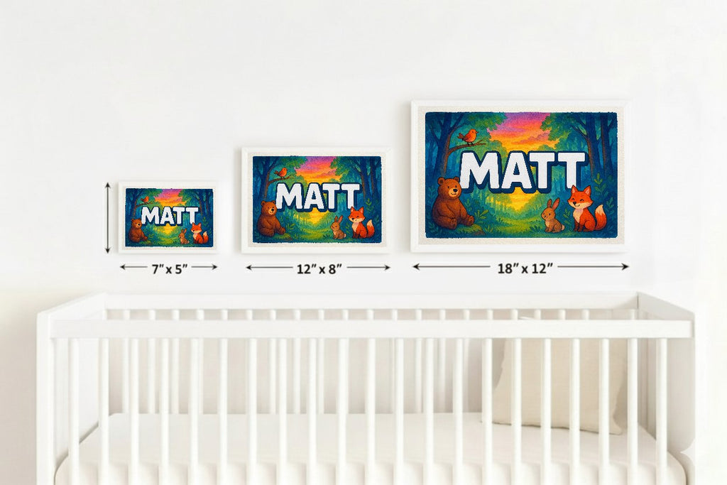 Personalized name art for Matt