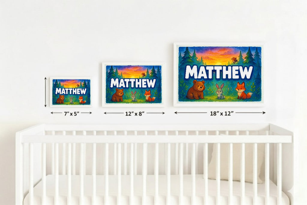 Personalized name art for Matthew