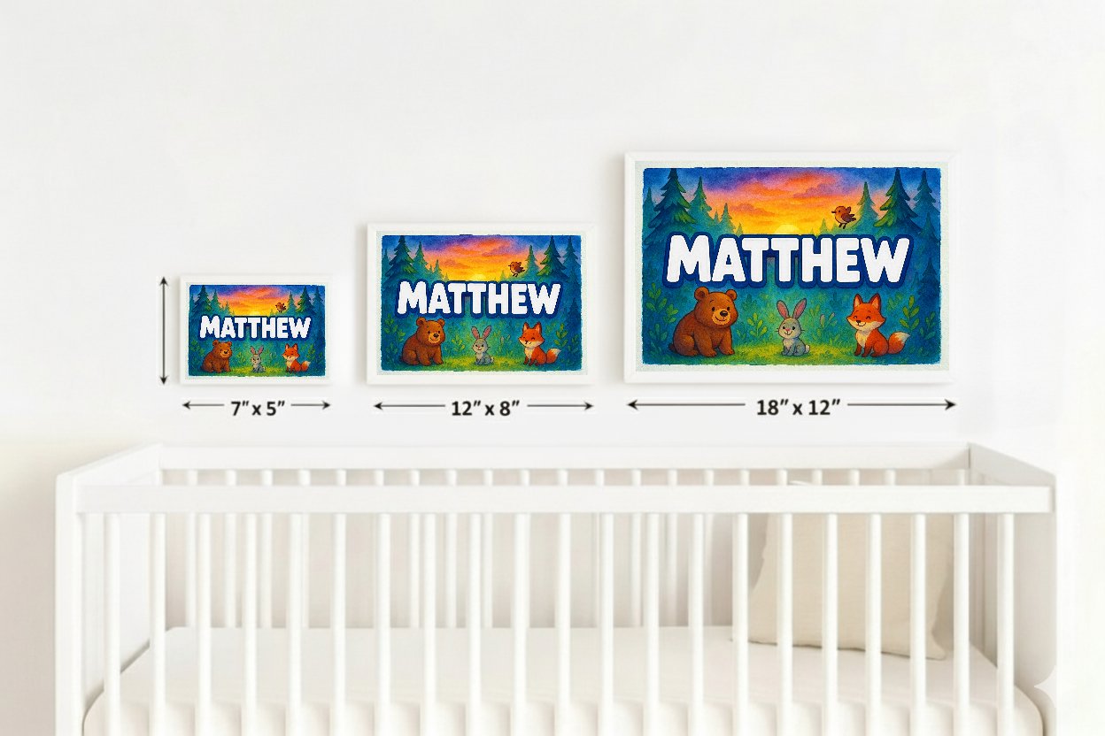 Personalized name art for Matthew