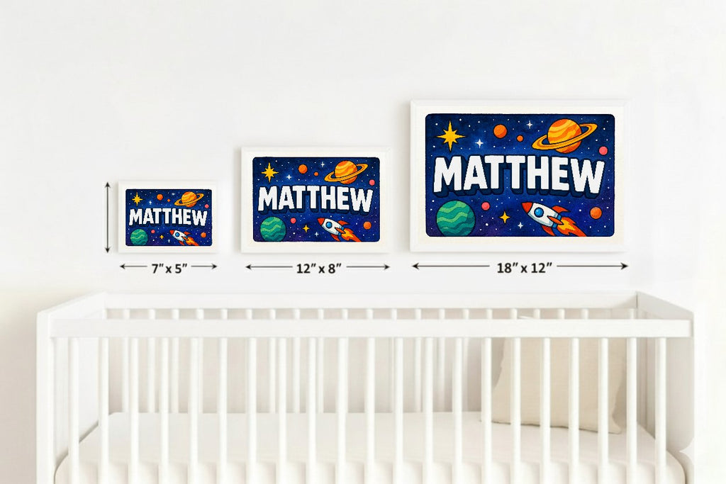Personalized name art for Matthew