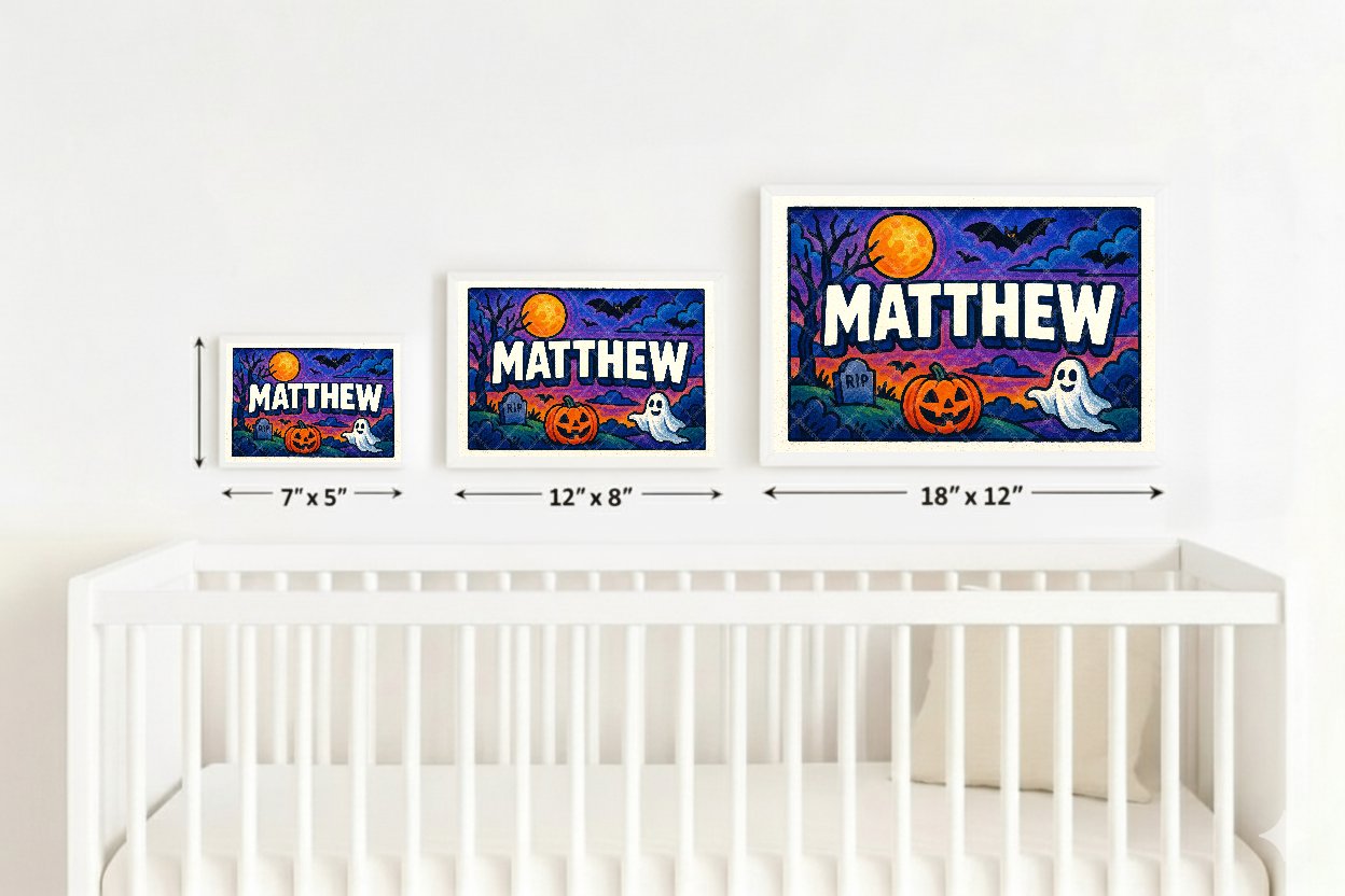 Personalized name art for Matthew