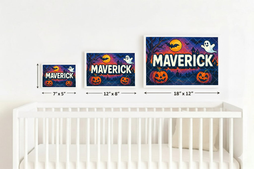 Personalized name art for Maverick