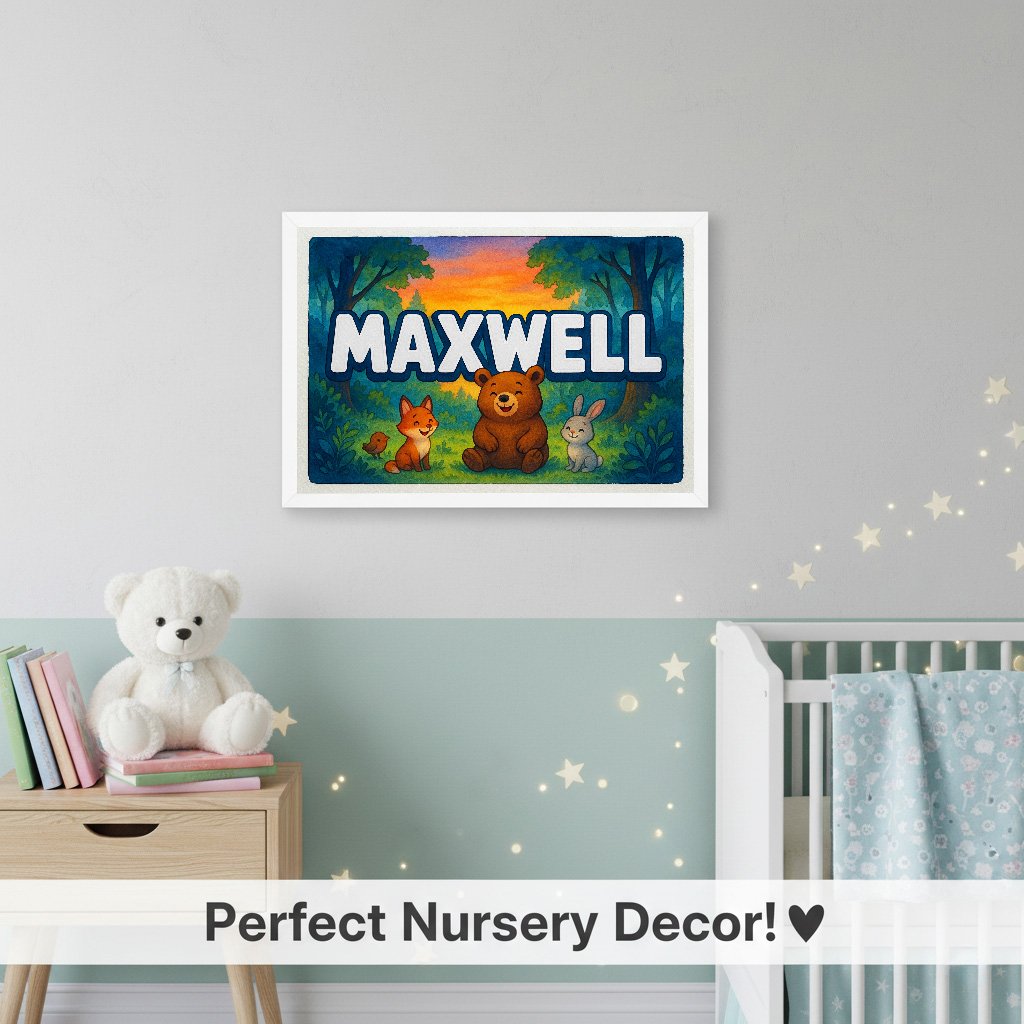Personalized name art for Maxweell