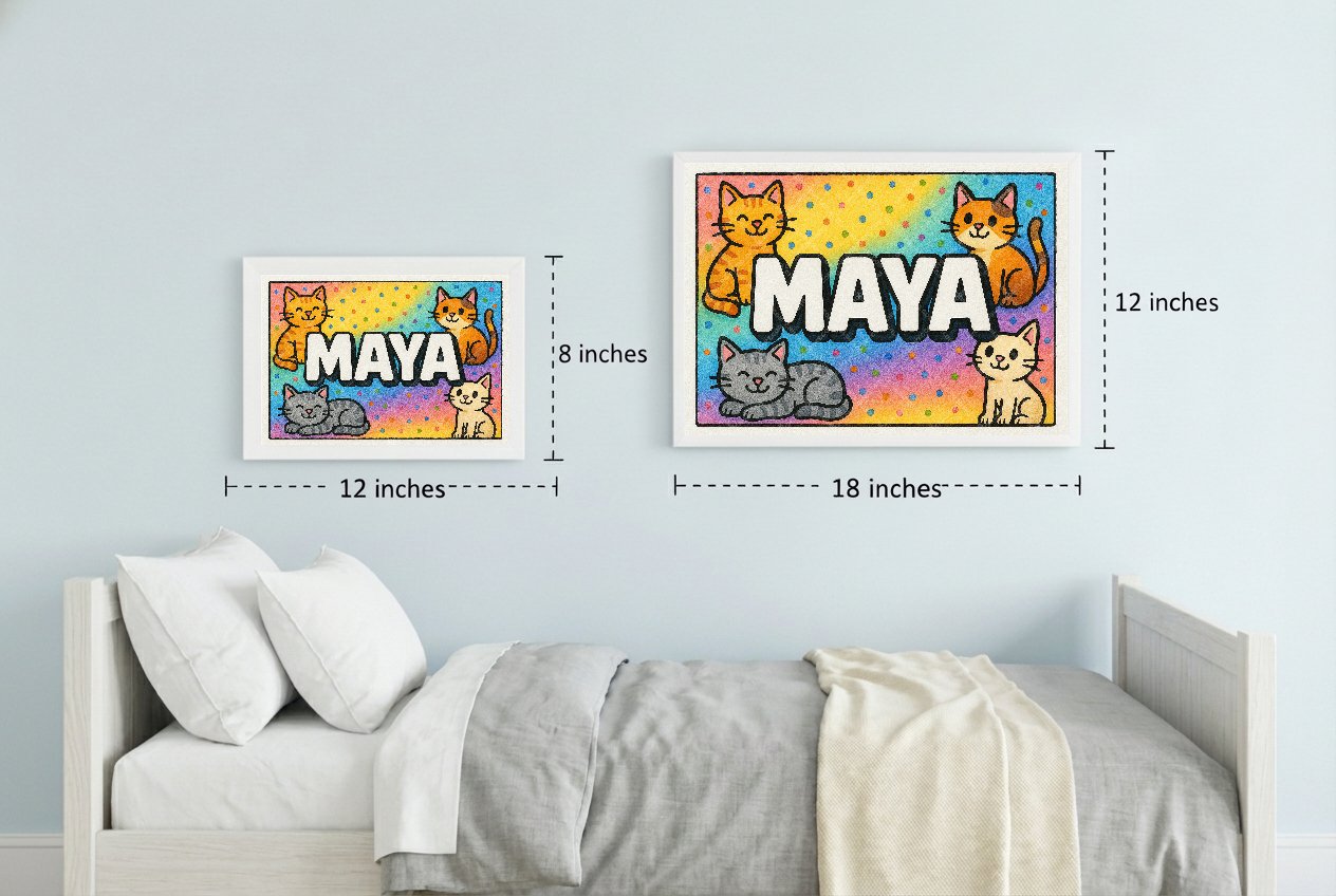 Personalized name art for Maya