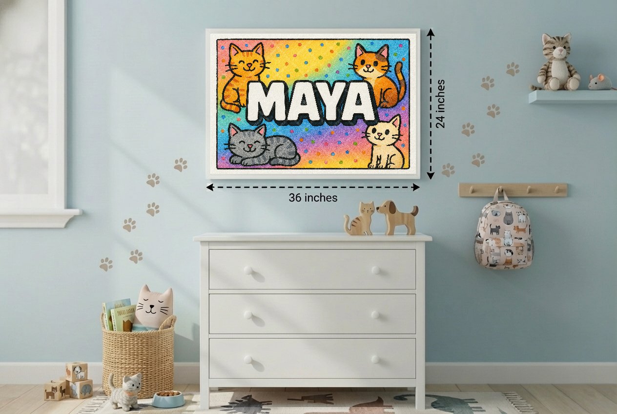 Personalized name art for Maya