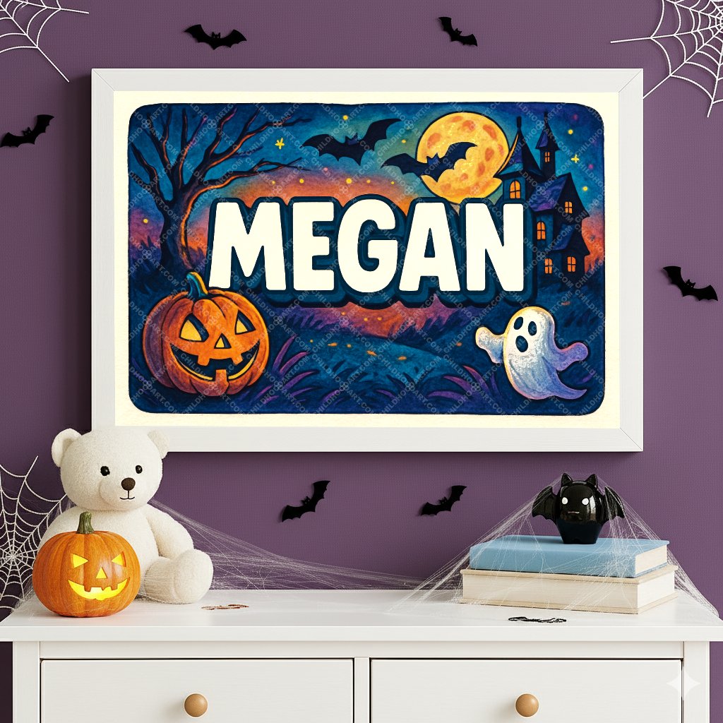 Personalized name art for Megan