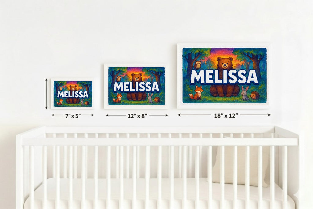 Personalized name art for Melissa