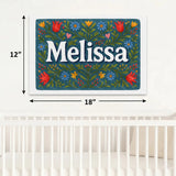 Calm personalized name art for Melissa