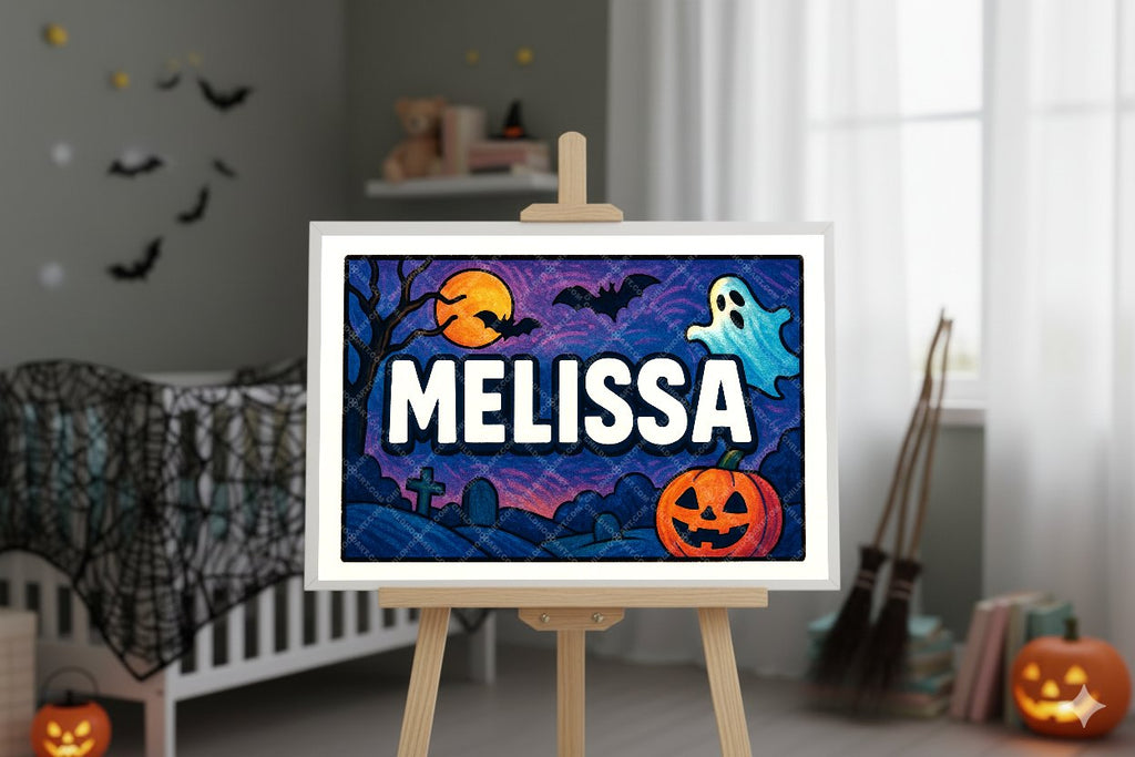 Personalized name art for Melissa