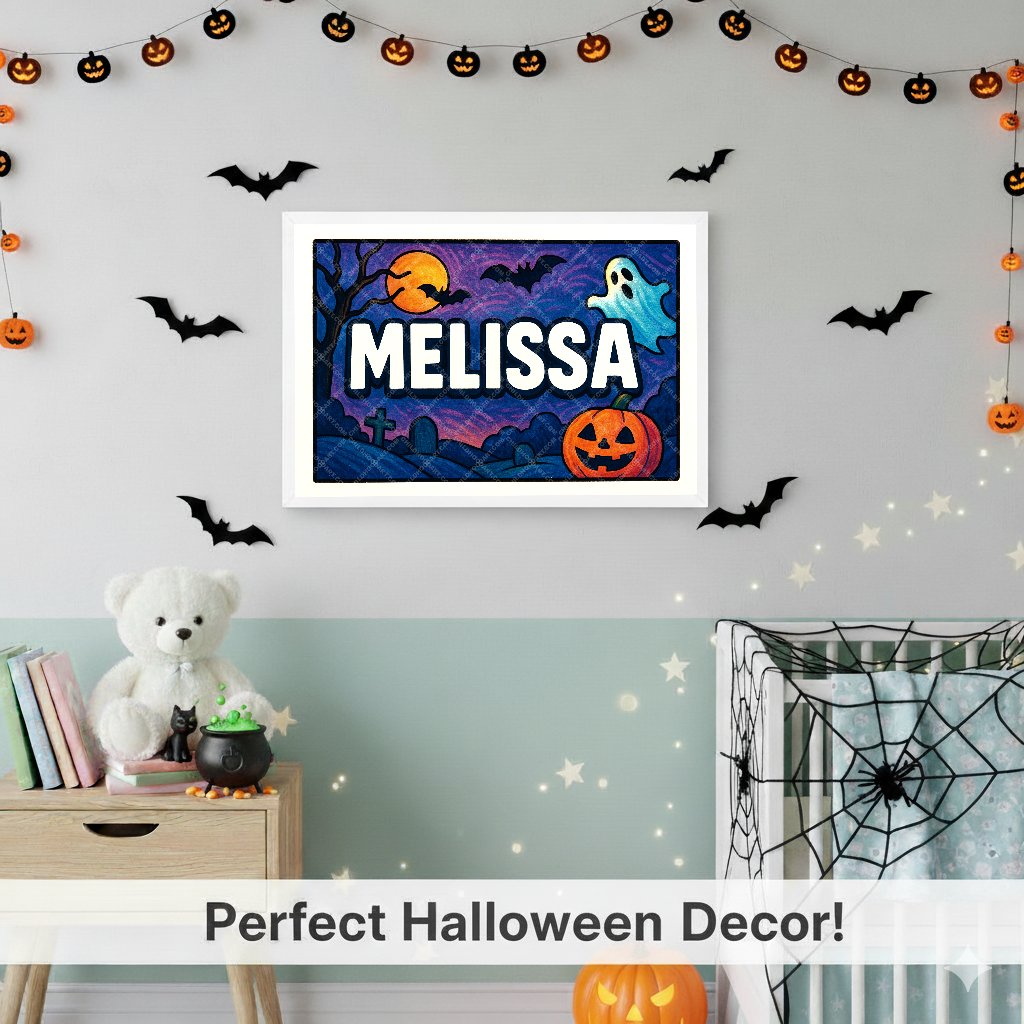 Personalized name art for Melissa