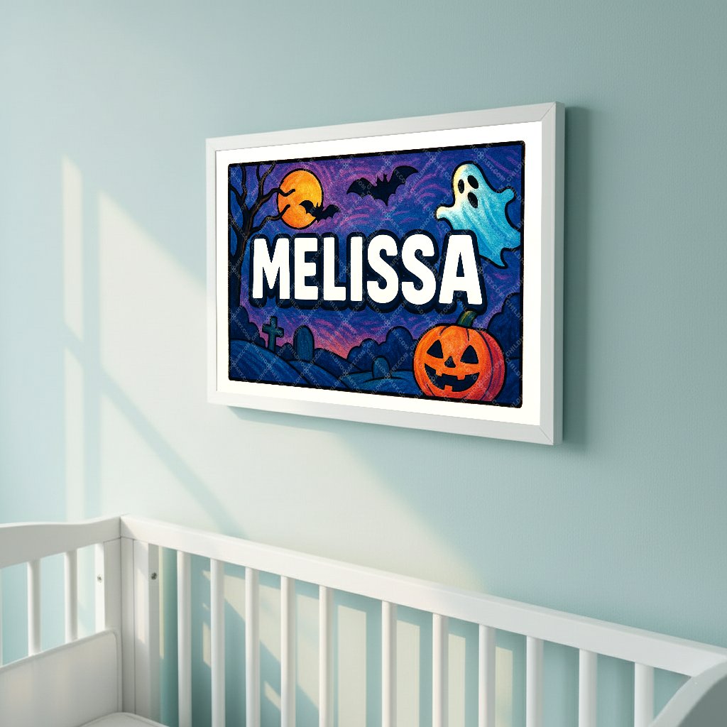 Personalized name art for Melissa