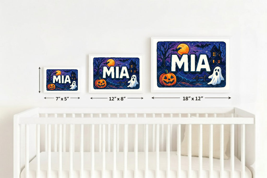 Personalized name art for Mia