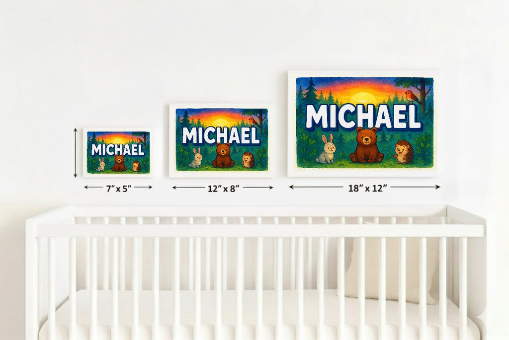 Personalized name art for Michael