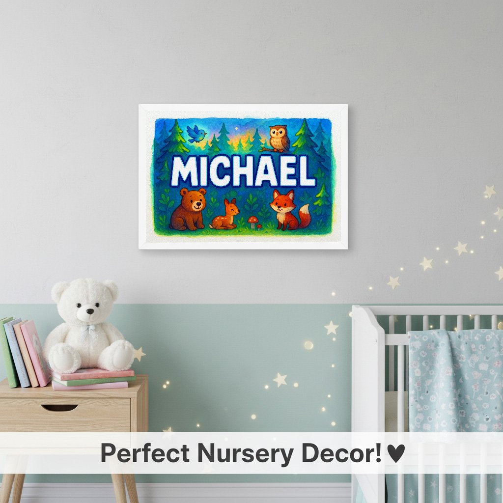 Personalized name art for Michael