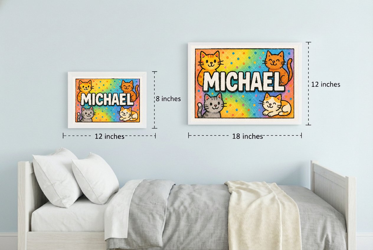 Personalized name art for Michael