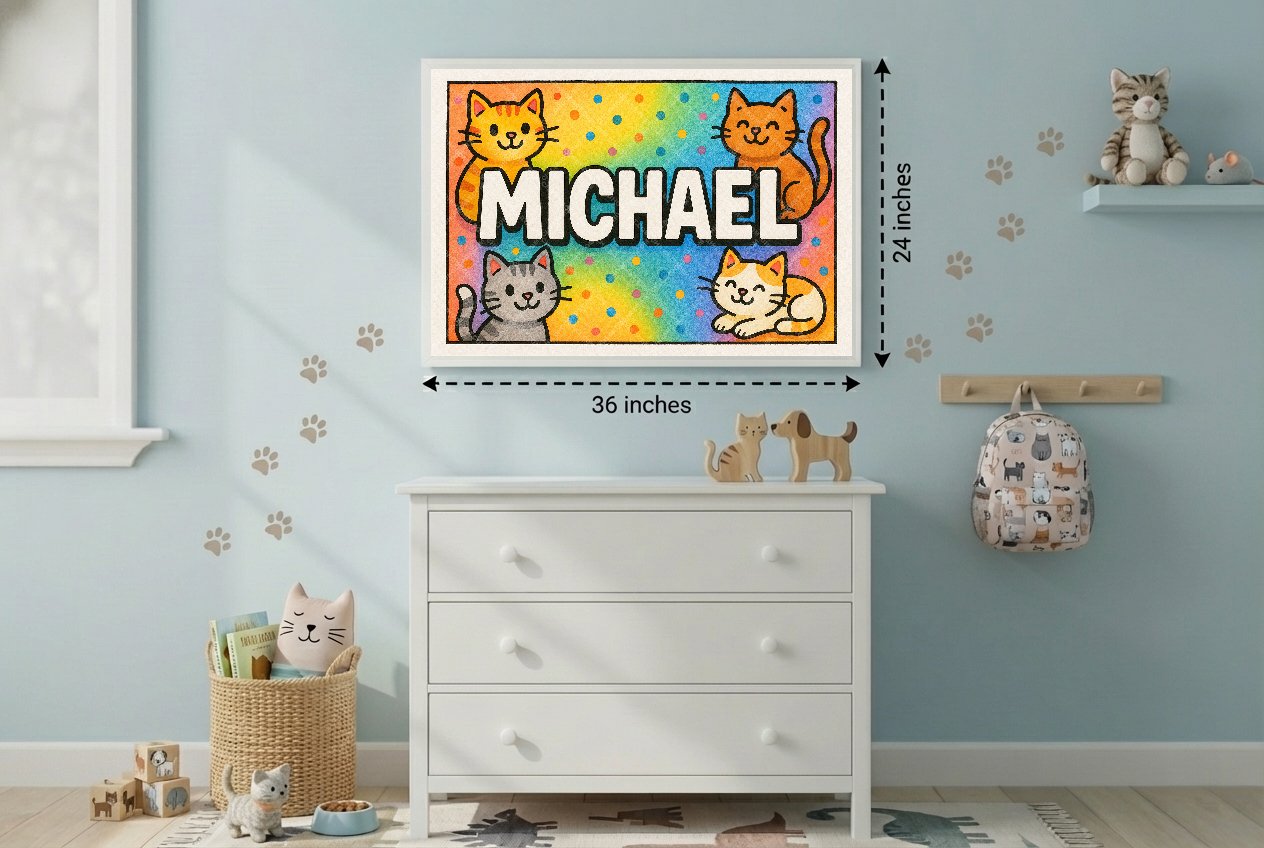 Personalized name art for Michael