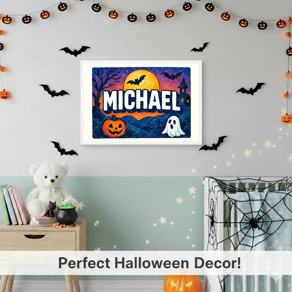 Personalized name art for Michael