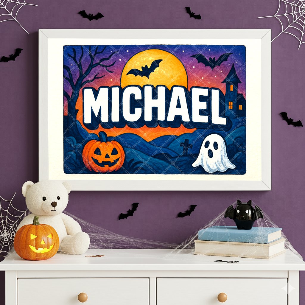 Personalized name art for Michael