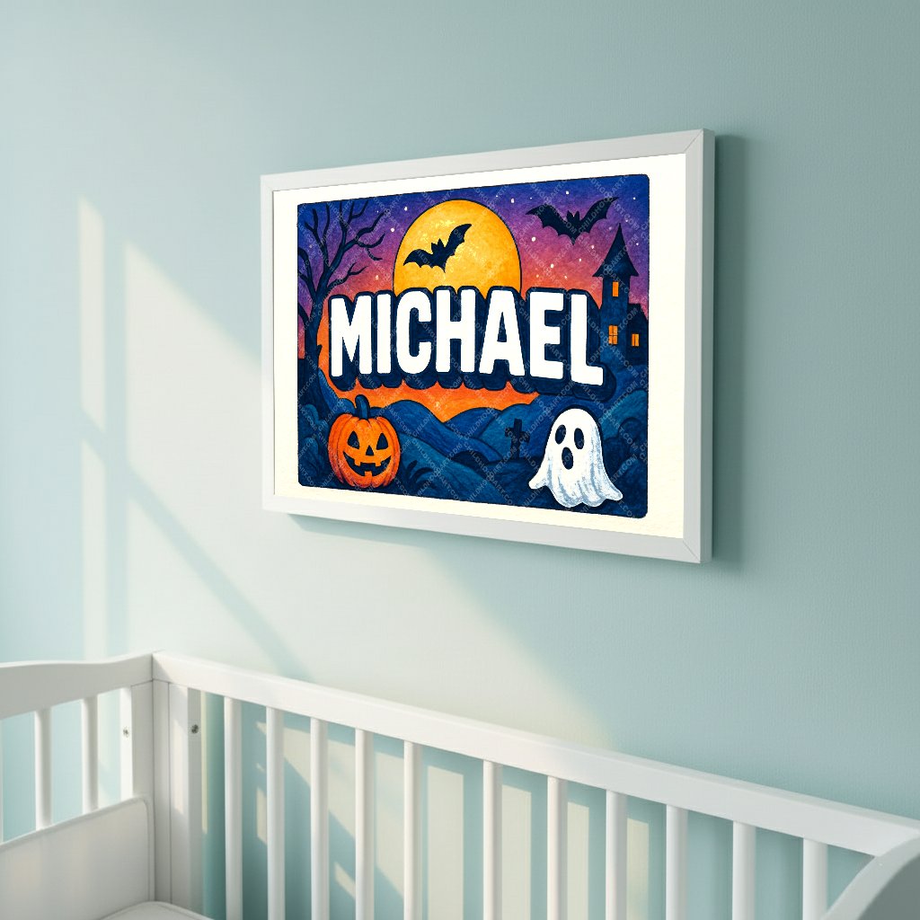Personalized name art for Michael