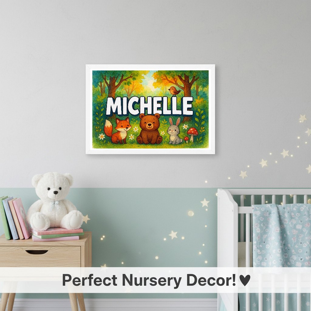 Personalized name art for Michelle