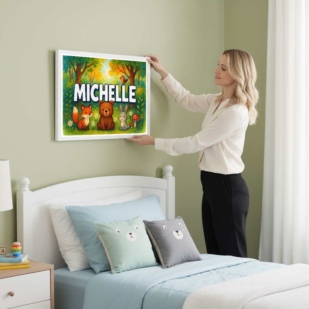 Personalized name art for Michelle