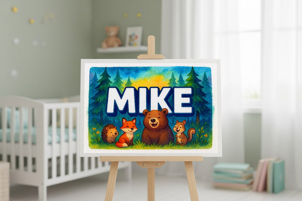 Personalized name art for Mike