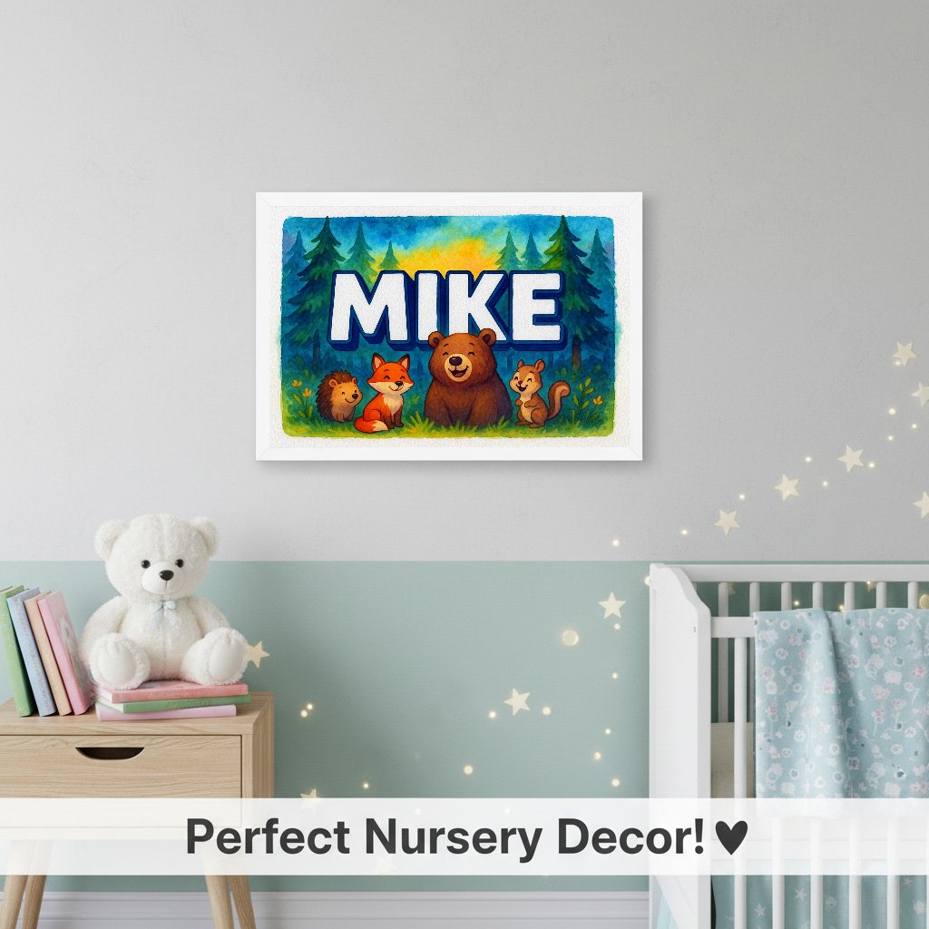 Personalized name art for Mike