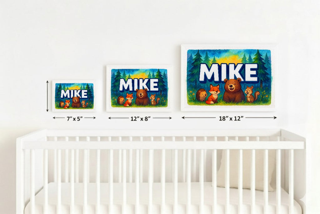 Personalized name art for Mike