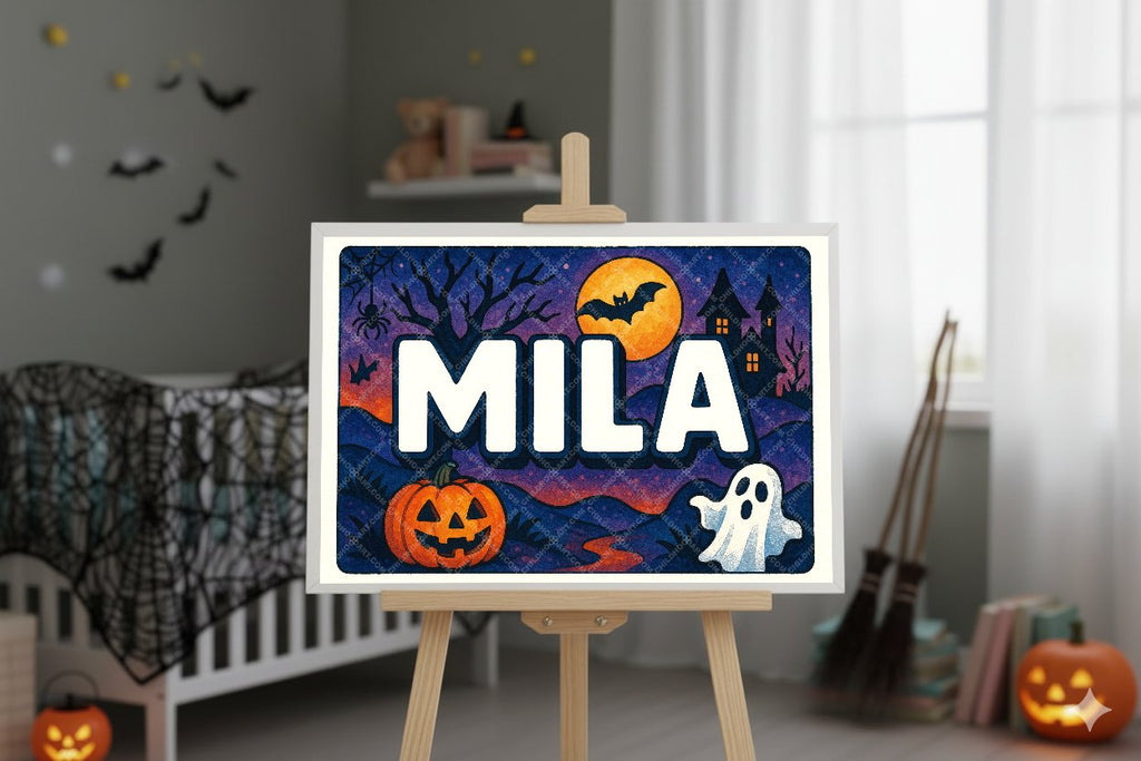 Personalized name art for Mila