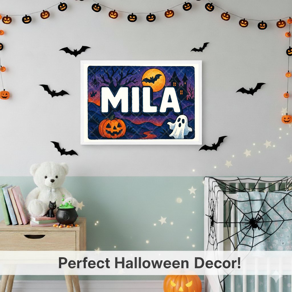 Personalized name art for Mila