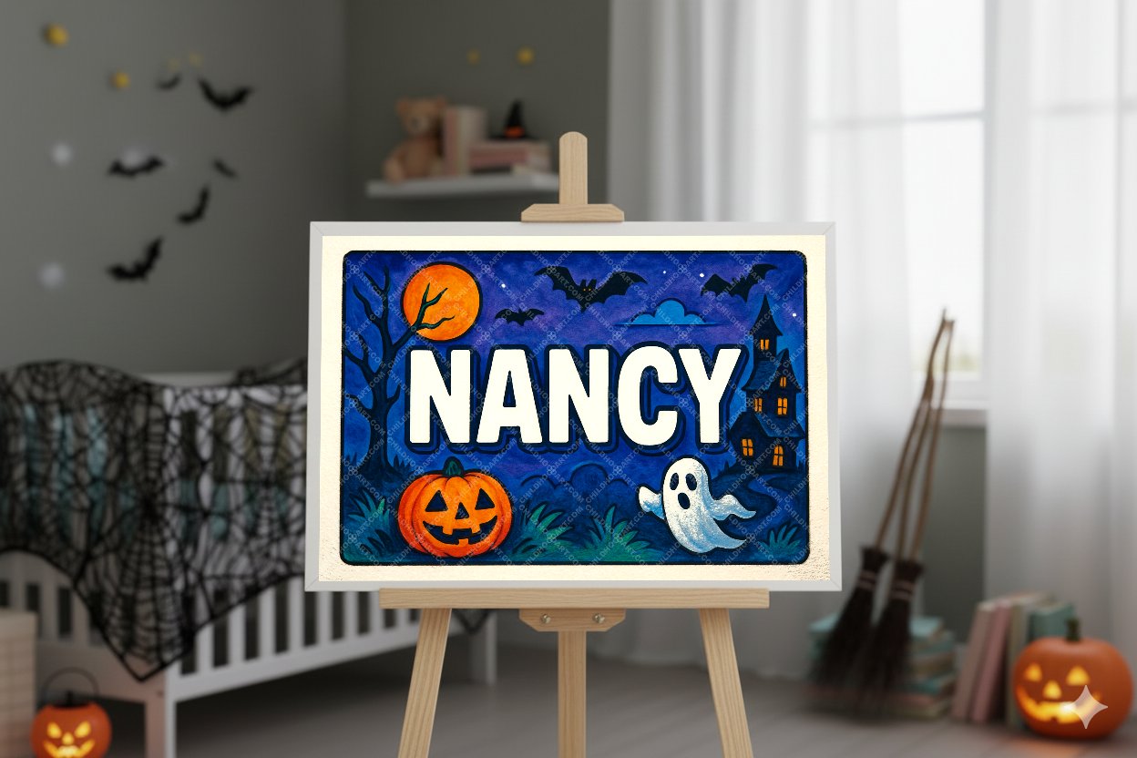Personalized name art for Nancy