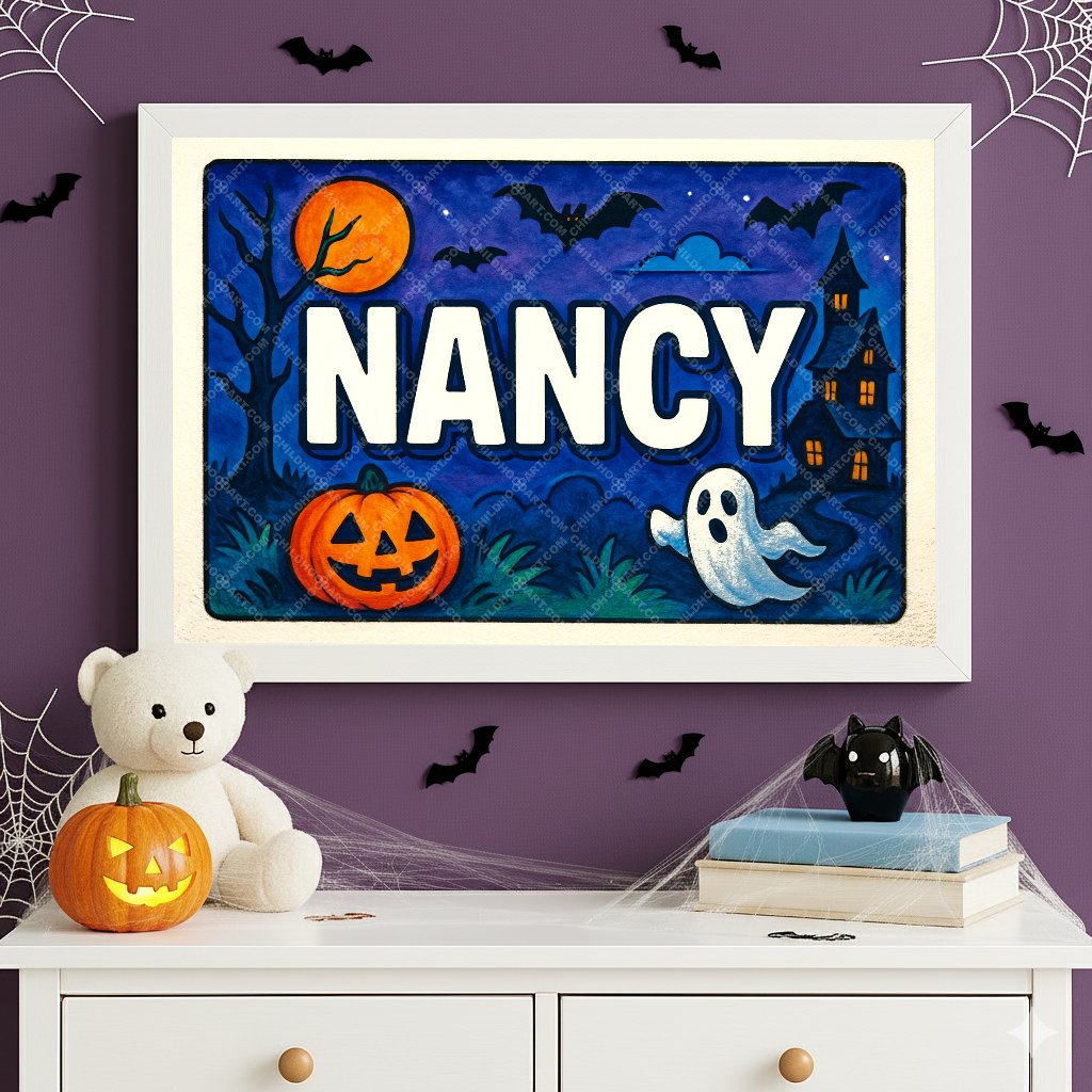 Personalized name art for Nancy