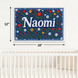 Calm personalized name art for Naomi