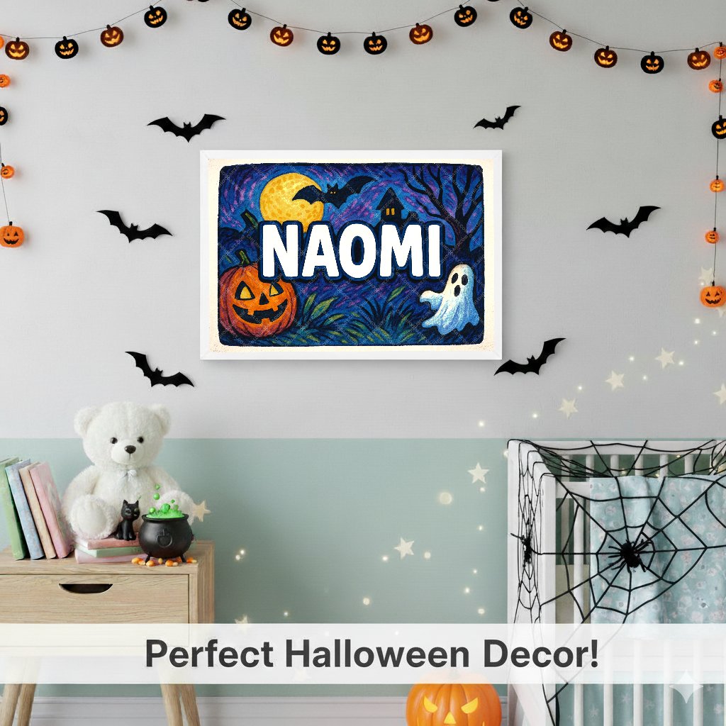 Personalized name art for Naomi