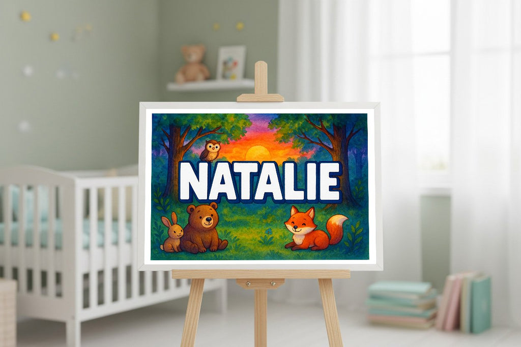 Personalized name art for Natalie