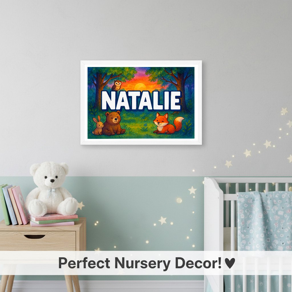 Personalized name art for Natalie