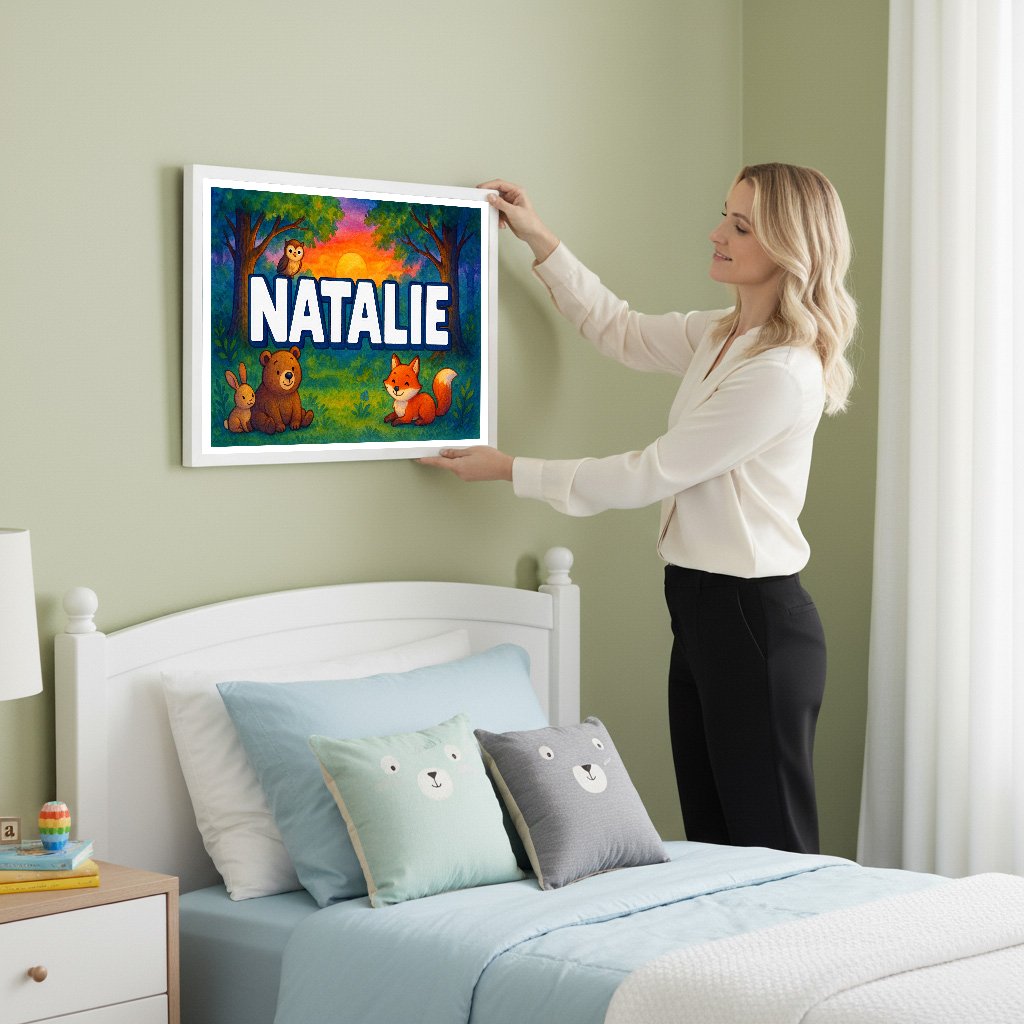Personalized name art for Natalie