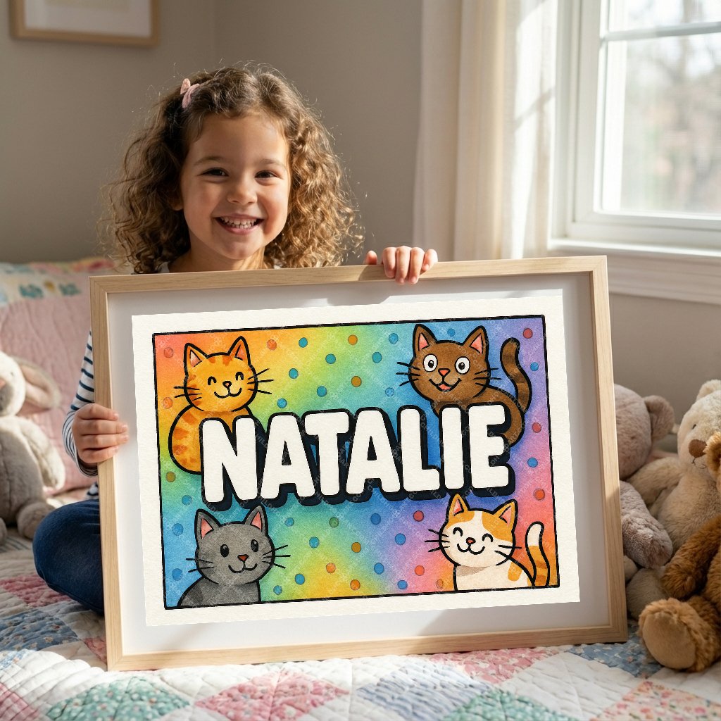 Personalized name art for Natalie